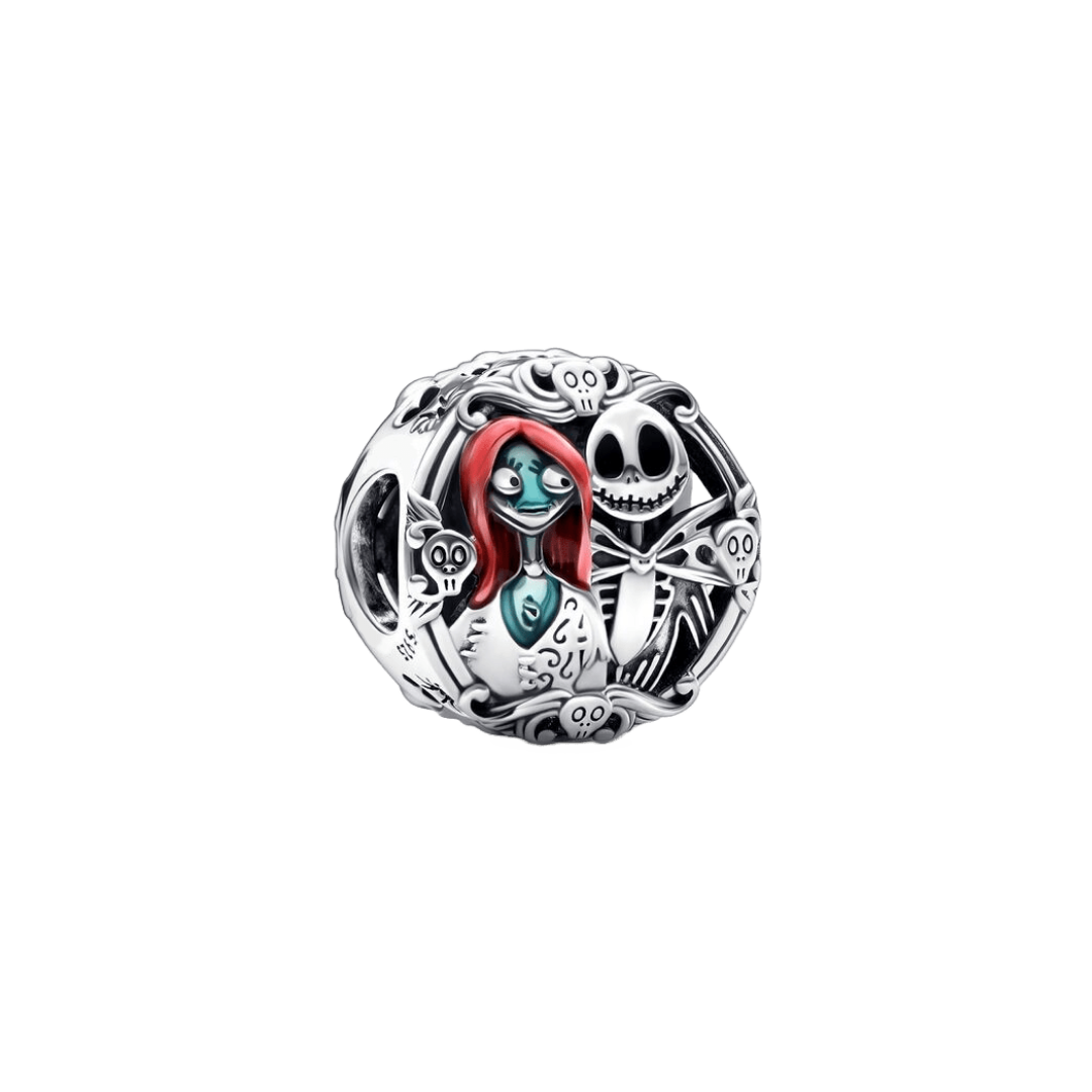 Noel Öncesi Kabus - Jack &amp; Sally Circle Charm