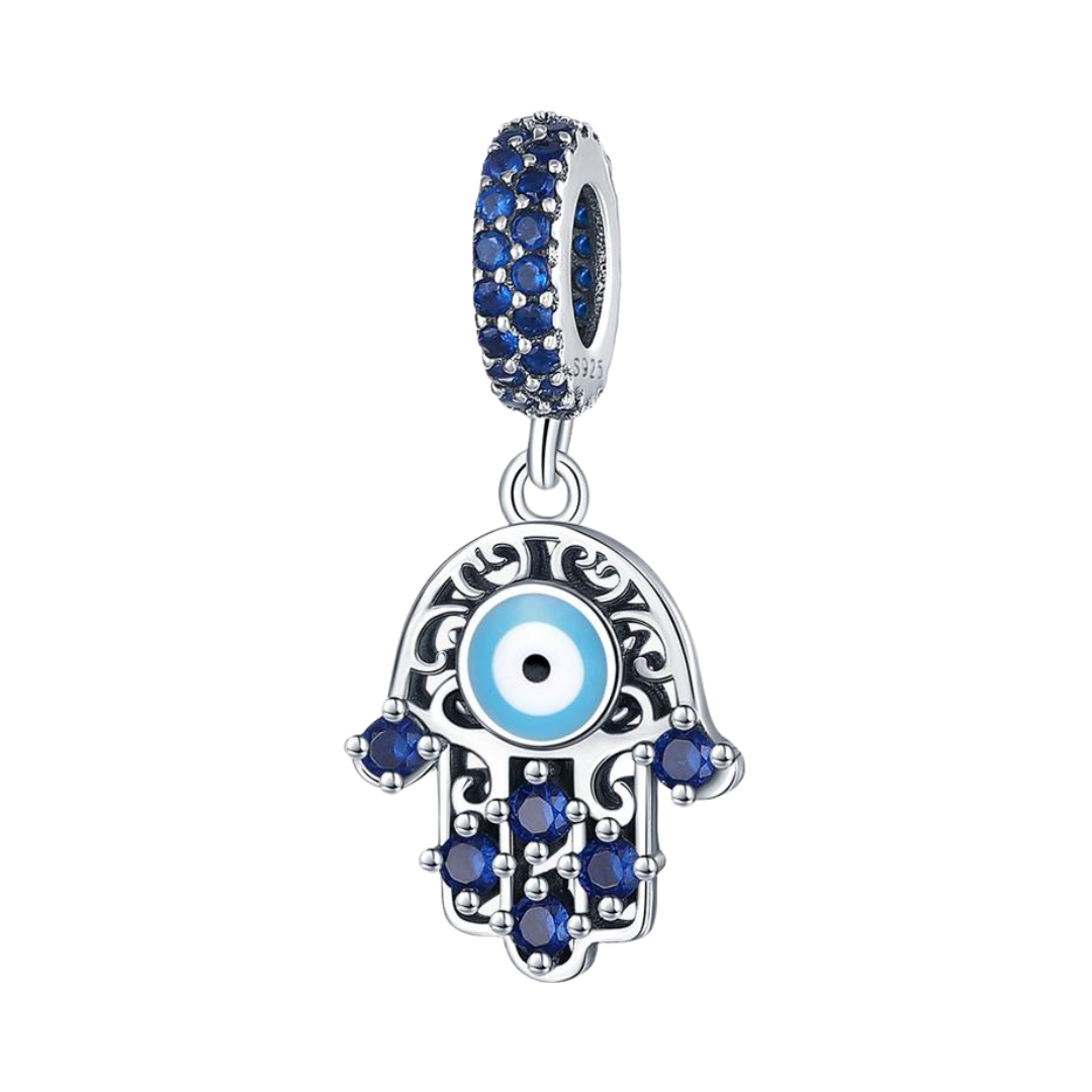 Geceyarısı Hamsa Nazar Boncuğu Sarkan Charm